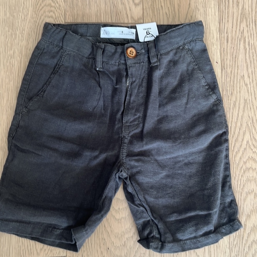 Zara linen shorts